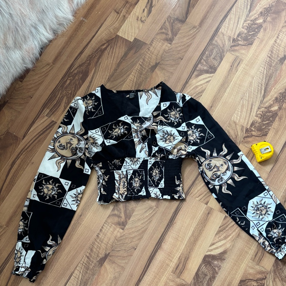 SHEIN celestial blouse